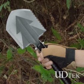 Hot selling multifunctional folding outdoor self-defense shovel camping survival military shovel UD21923CB